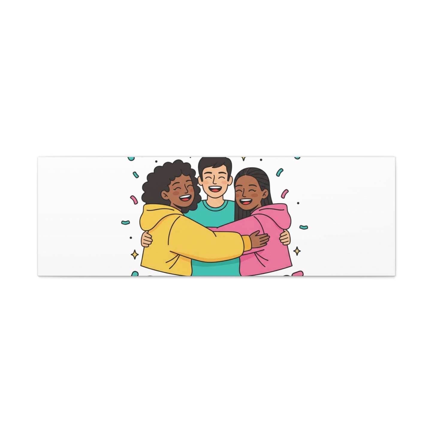 Friendship Is My Love Language Canvas | Platonic Love, Bestie Art