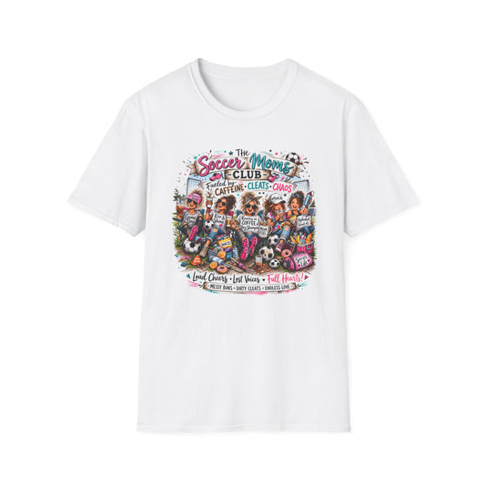 Soccer Mom Chaos Caffeine Cheering T-Shirt