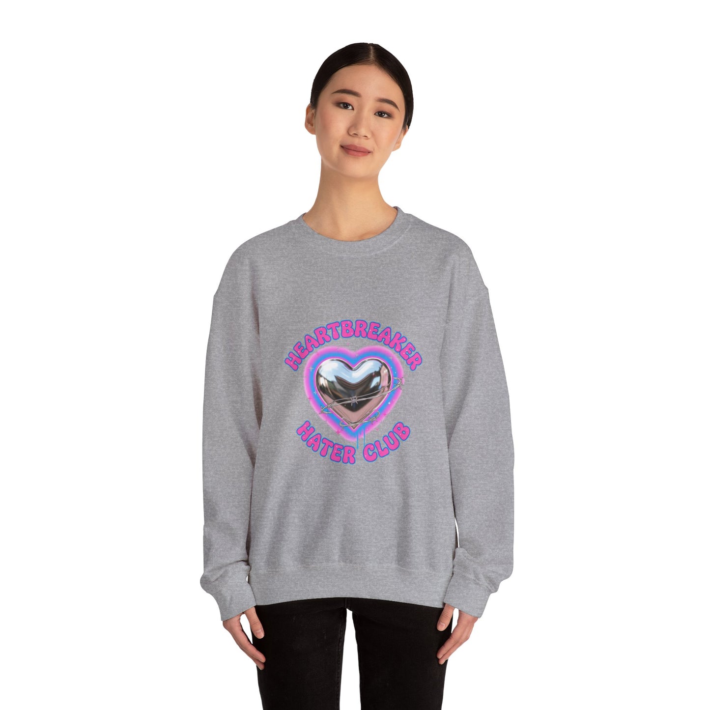 Neon Cherub Heartbreaker Hater Club Sweatshirt | airbrush shirt, Y2K graffiti
