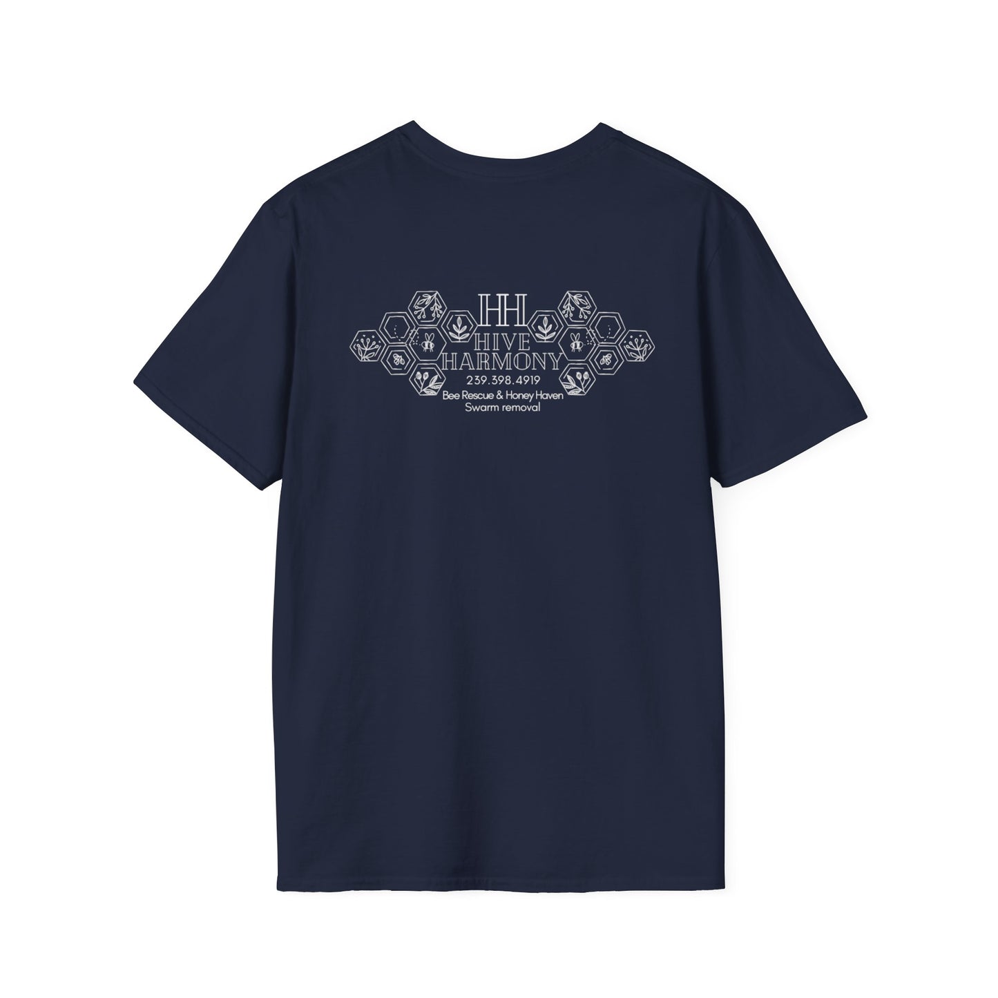 Heritage Home Floral Crest T-Shirt — Minimal Vintage Logo Tee