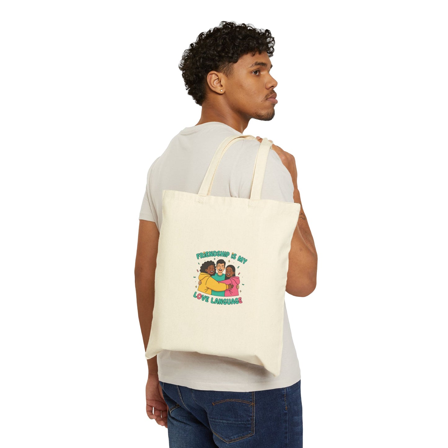 Friendship Is My Love Language Tote | platonic love, friendship gifts
