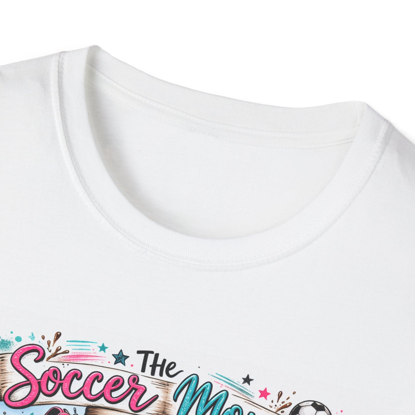 Soccer Mom Crazy Life T-Shirt — Bright Vibrant Soccer Mom Tee