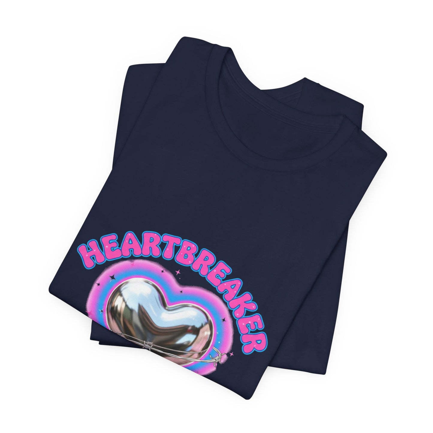 Heartbreaker Hater Club Tee | airbrush shirt, Y2K neon cherub