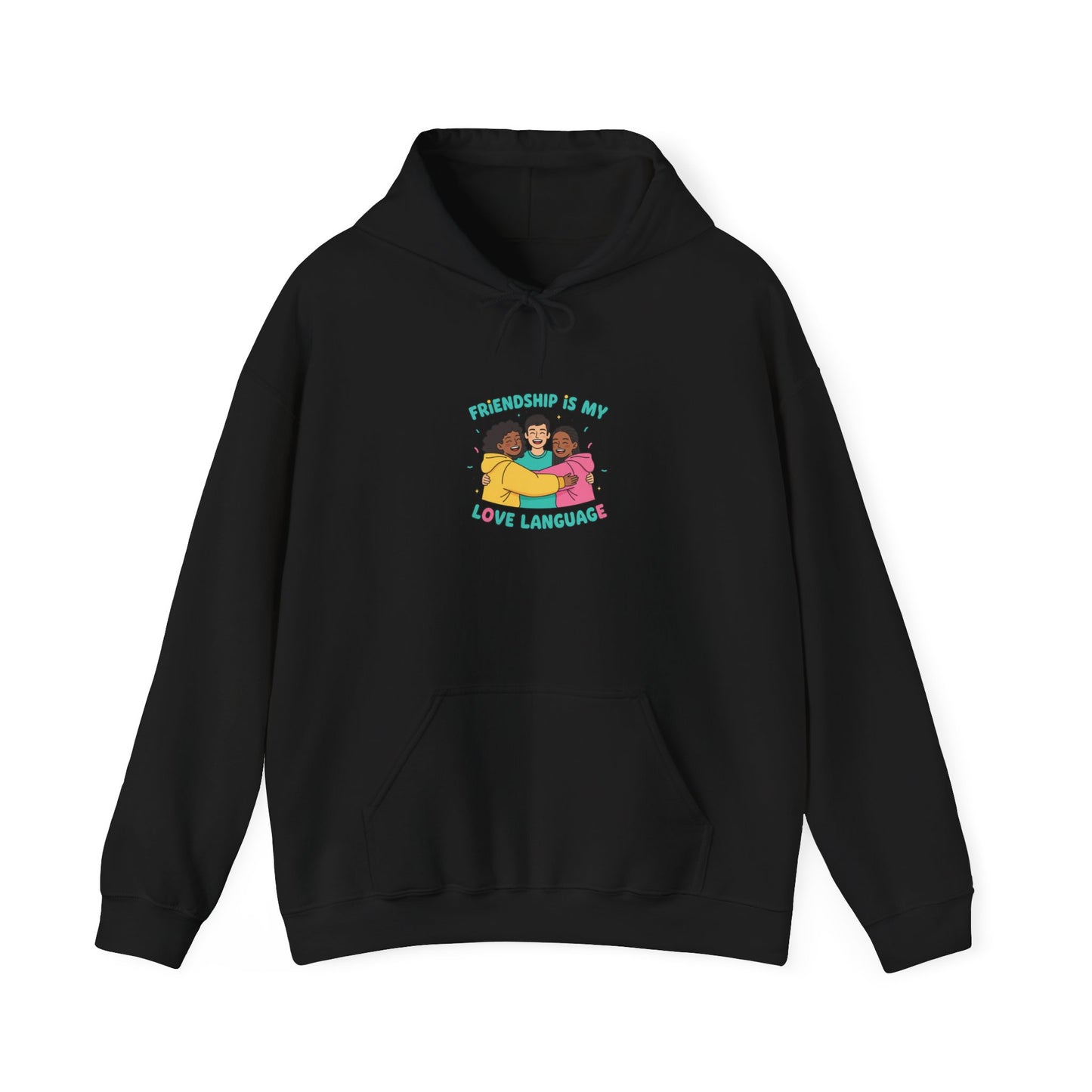 Platonic Love Hug Hoodie | Friendship-First, BFF Sweatshirt