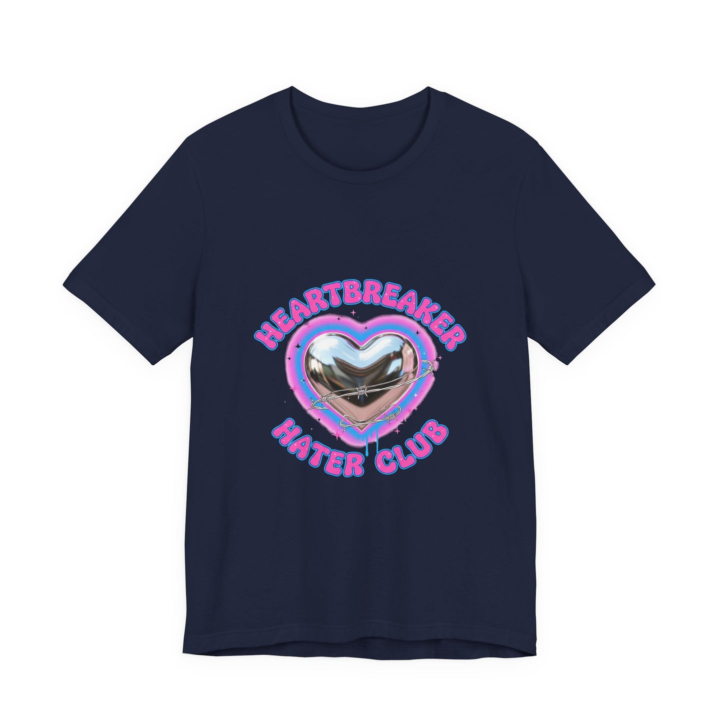 Heartbreaker Hater Club Tee | airbrush shirt, Y2K neon cherub