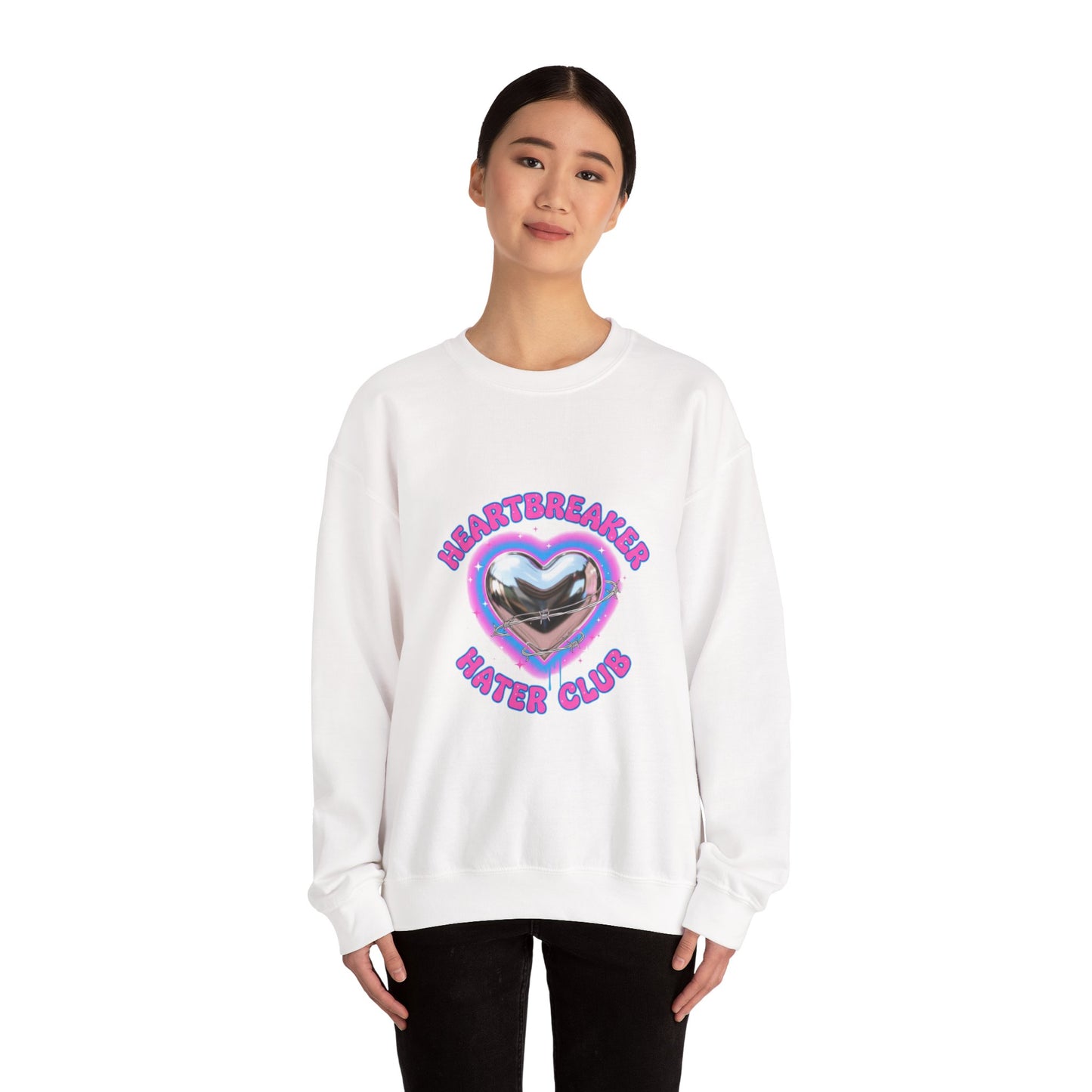 Neon Cherub Heartbreaker Hater Club Sweatshirt | airbrush shirt, Y2K graffiti