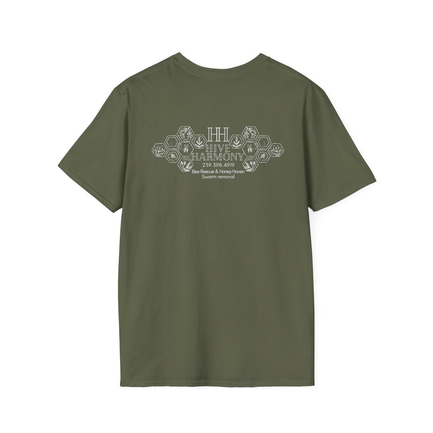 Heritage Home Floral Crest T-Shirt — Minimal Vintage Logo Tee