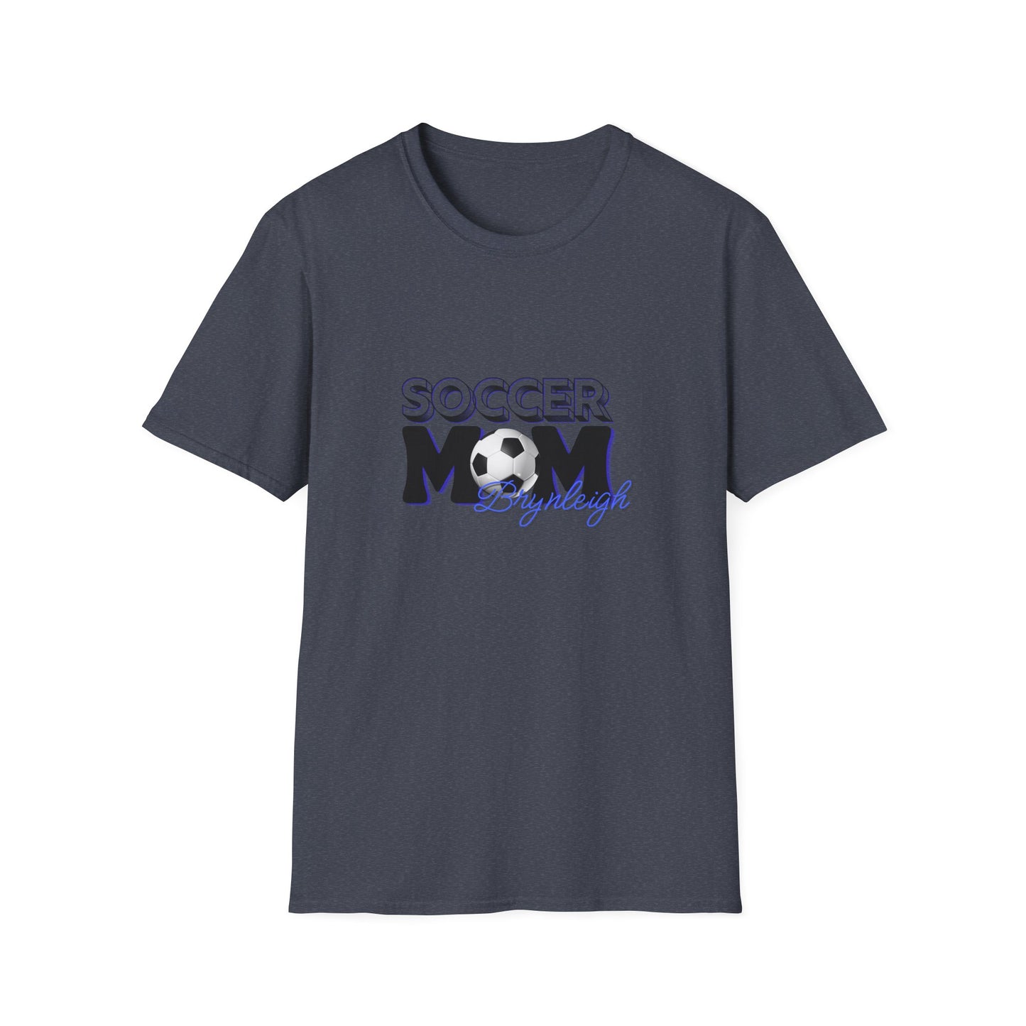 Soccer Mom T-Shirt — "Soccer Mom" Graphic Tee with Soccer Ball
