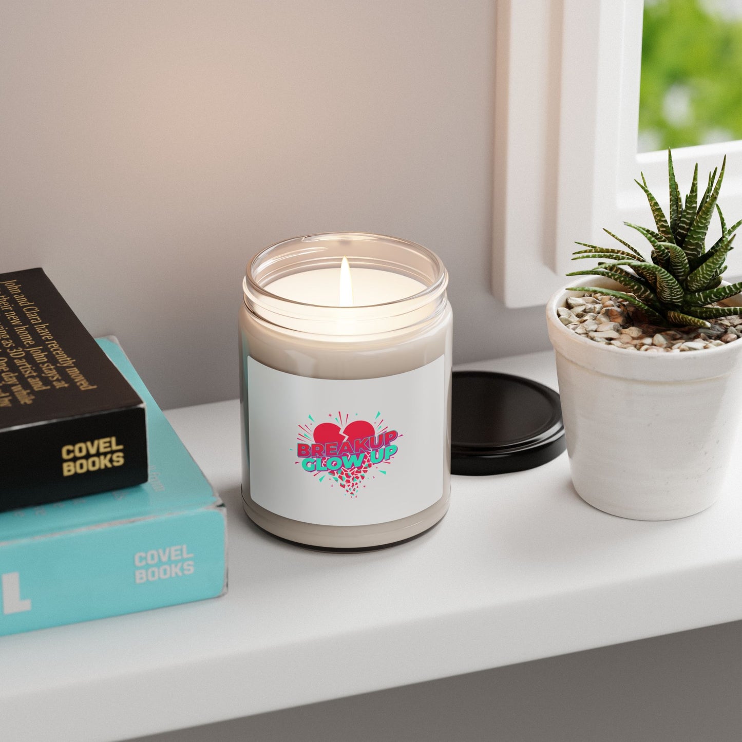 Breakup Glow-Up Soy Candle, self upgrade, recharging single era