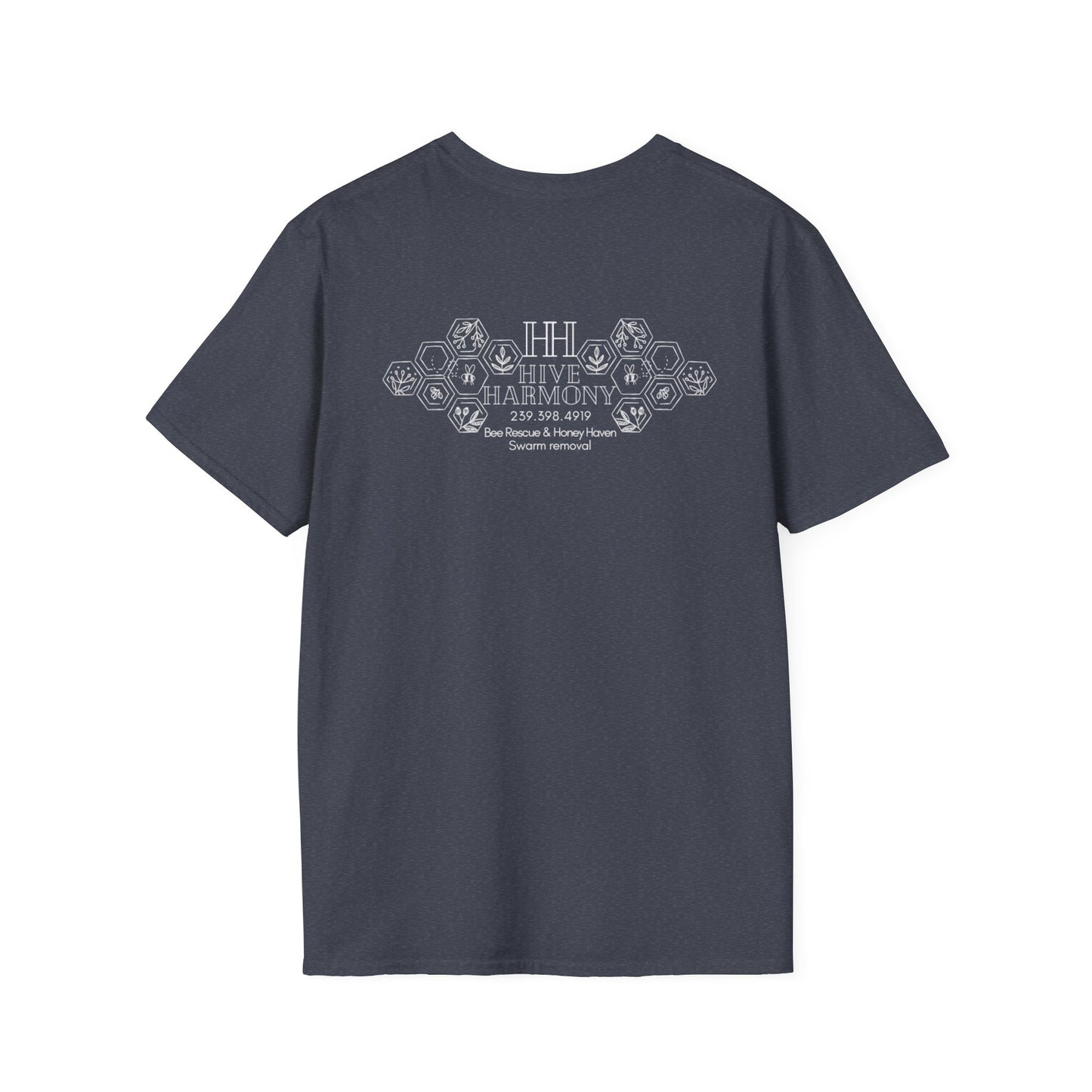 Heritage Home Floral Crest T-Shirt — Minimal Vintage Logo Tee