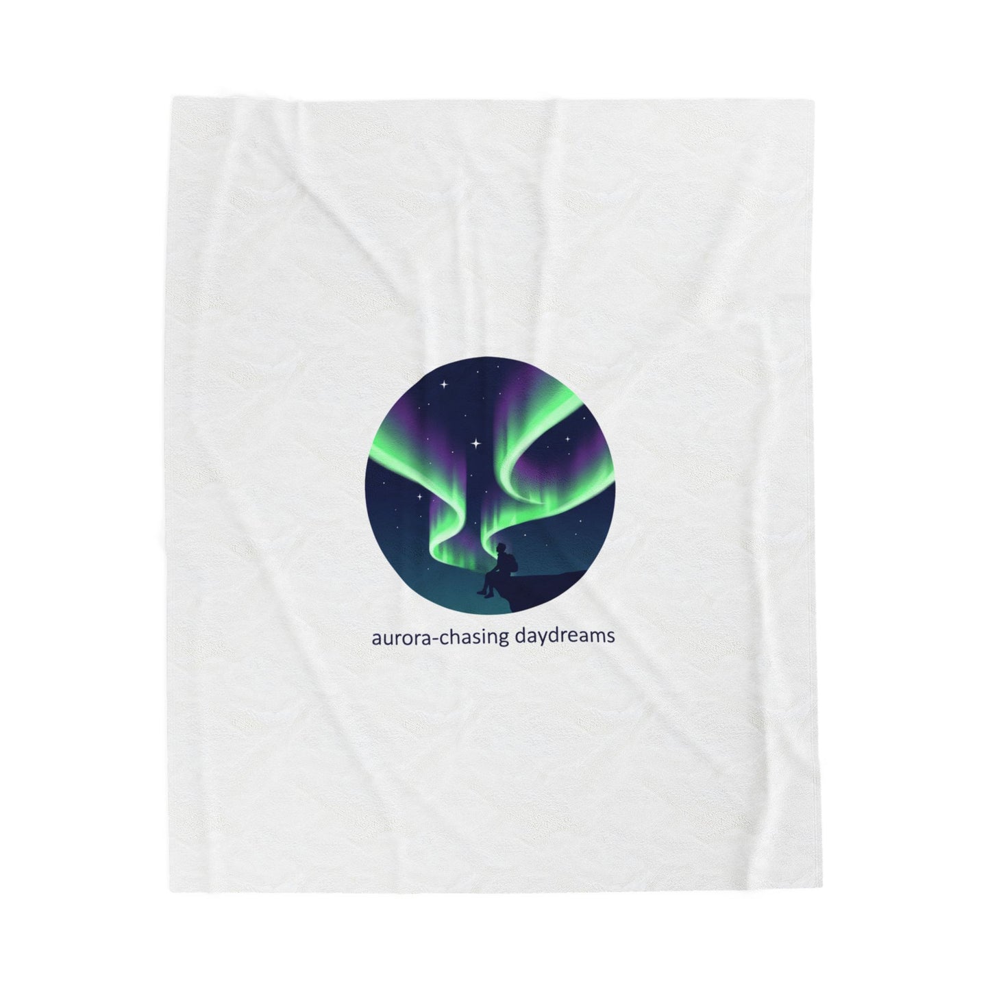 northern lights velveteen plush blanket | aurora art, stargazing sky show
