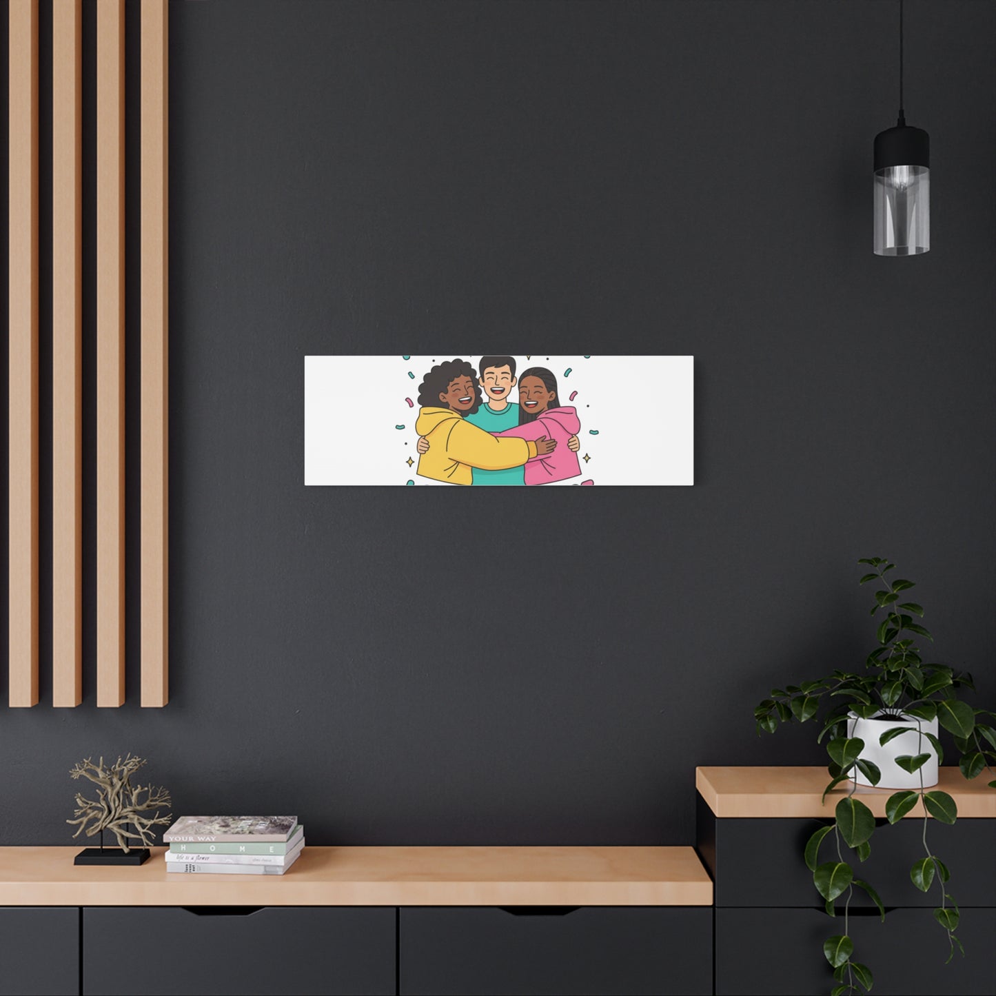 Friendship Is My Love Language Canvas | Platonic Love, Bestie Art