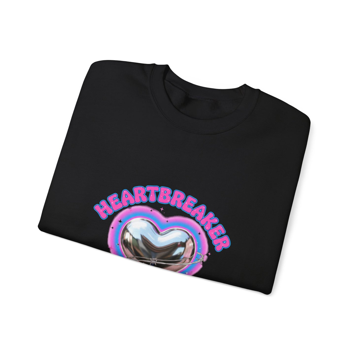 Neon Cherub Heartbreaker Hater Club Sweatshirt | airbrush shirt, Y2K graffiti