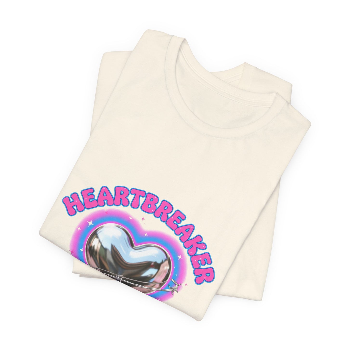 Heartbreaker Hater Club Tee | airbrush shirt, Y2K neon cherub