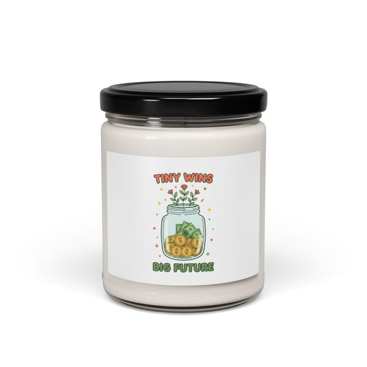 Tiny Wins Big Future Candle | Budget Life, Small Wins Soy Candle