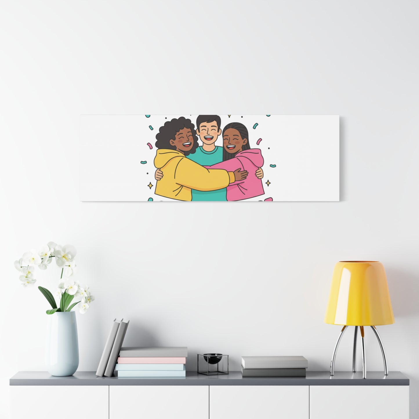 Friendship Is My Love Language Canvas | Platonic Love, Bestie Art