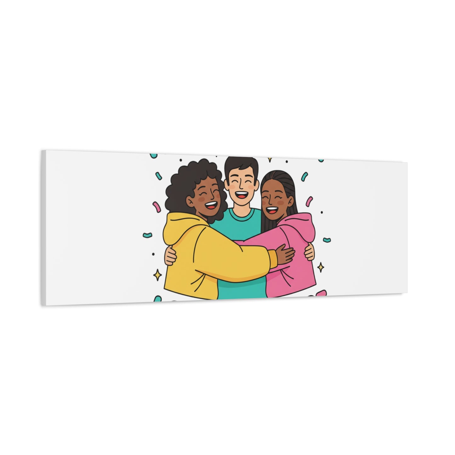 Friendship Is My Love Language Canvas | Platonic Love, Bestie Art