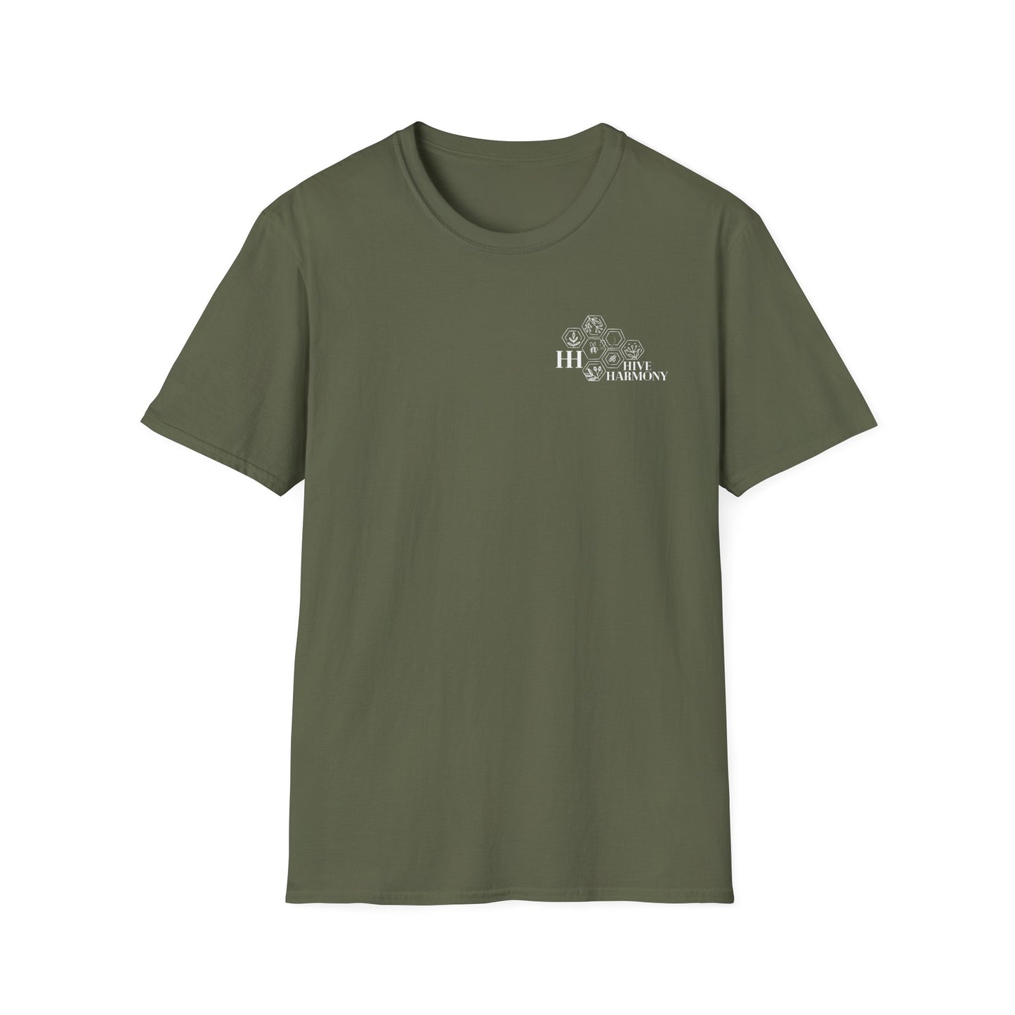 Heritage Home Floral Crest T-Shirt — Minimal Vintage Logo Tee
